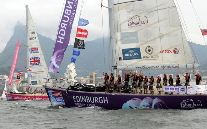 Welcome to Yorkshire and Edinburgh Inspiring Capital ahead of the start of Race 3 - Clipper 11-12 Round the World Yacht Race © Daniel Zeppe/onEdition